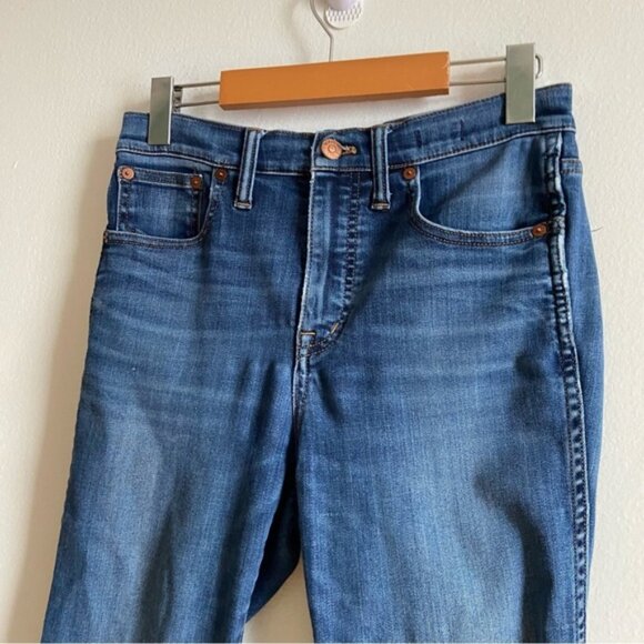 Madewell 10 High Rise Skinny Blue Denim Jeans - Picture 5 of 13